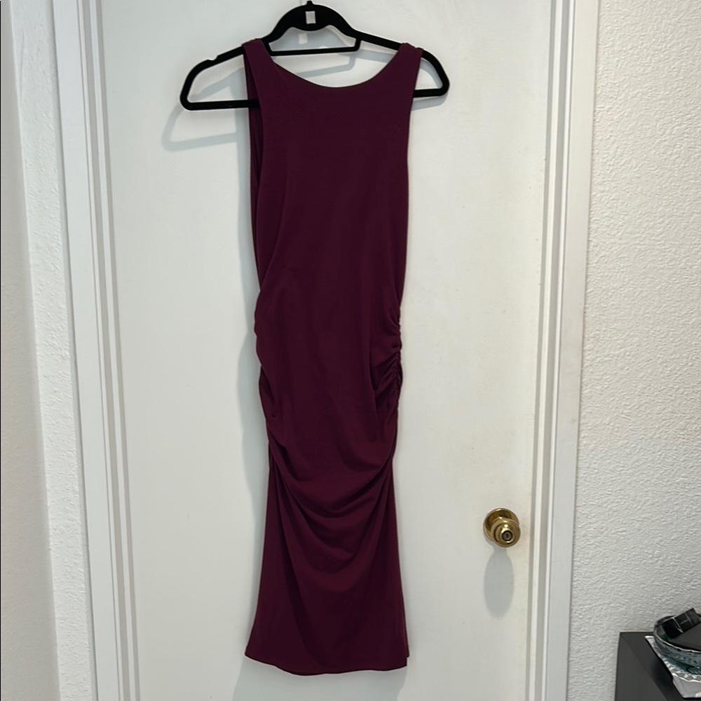 Athleta Burgundy Sleeveless Dress